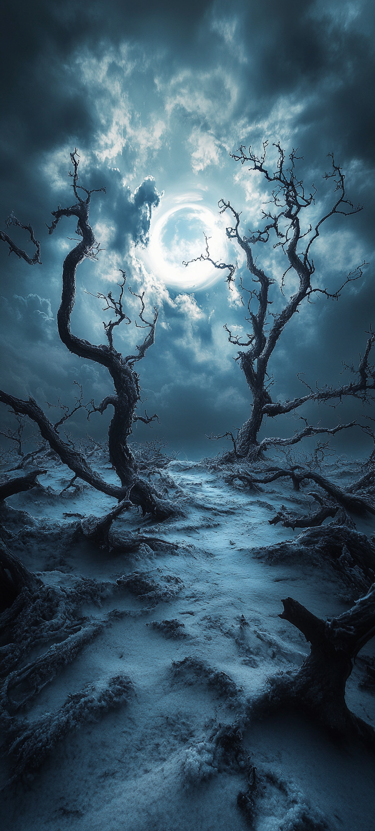 Old tree-Mobile wallpaper