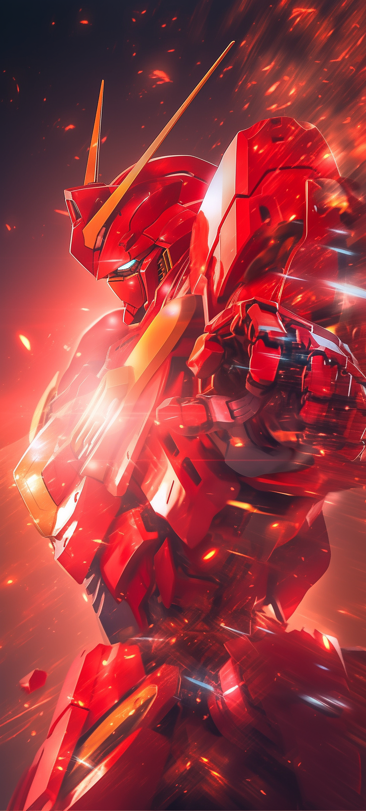 Cool mechanical warrior